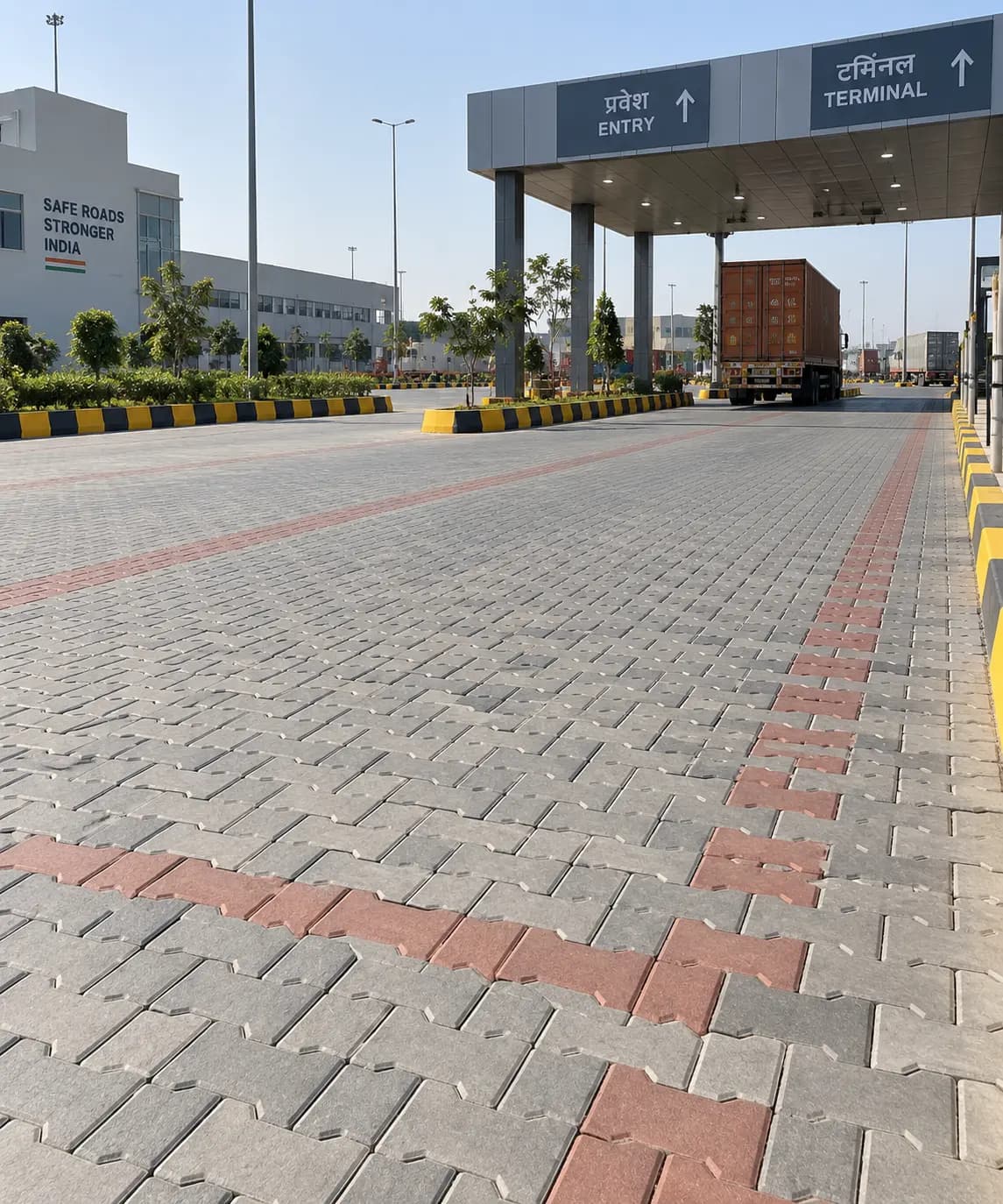 Infrastructure paver block application