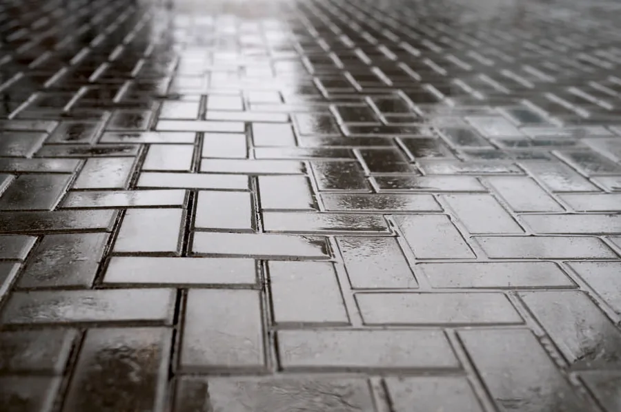 Petrol Pumps paving in use
