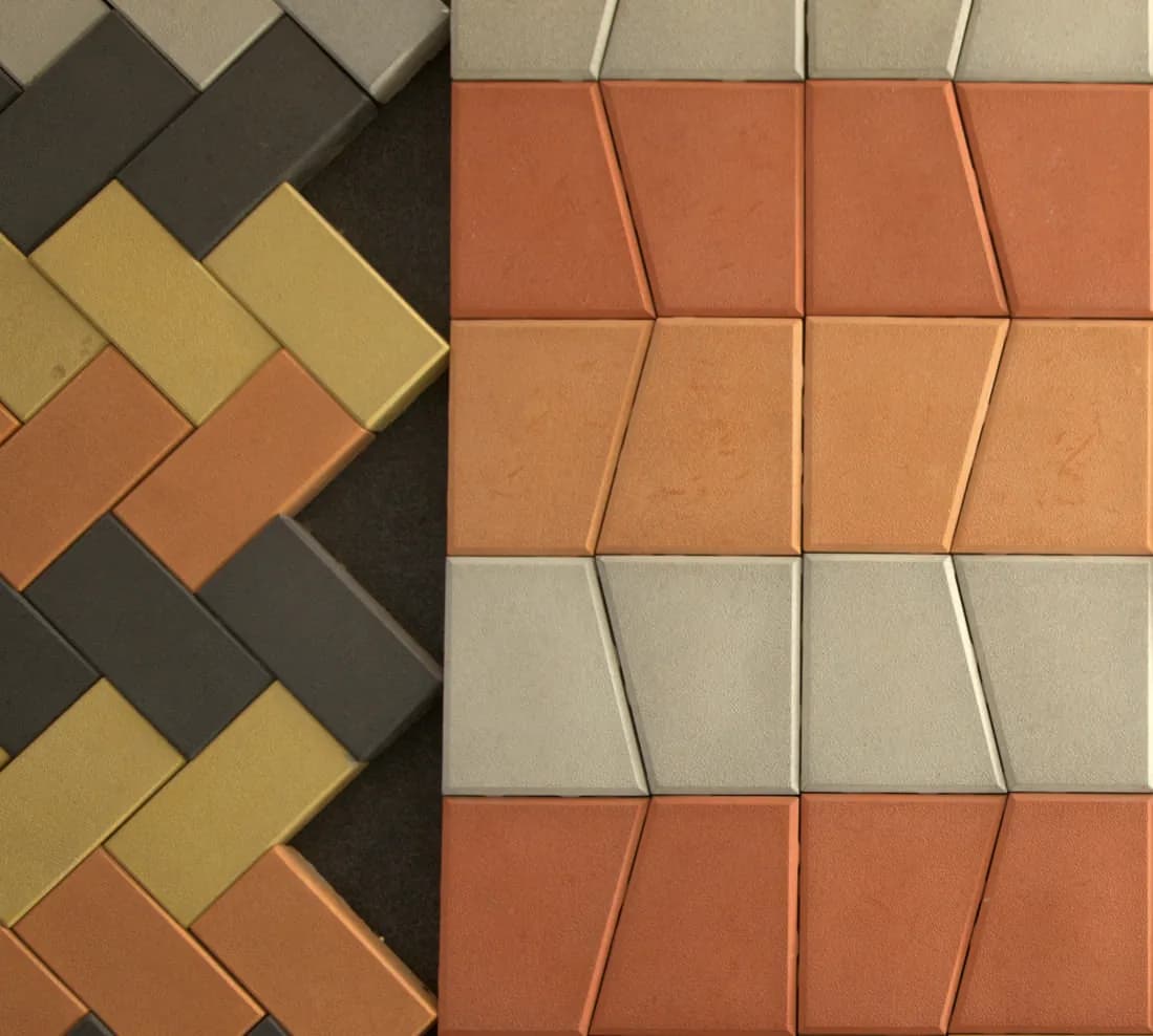 Rubber Moulded Paver Blocks