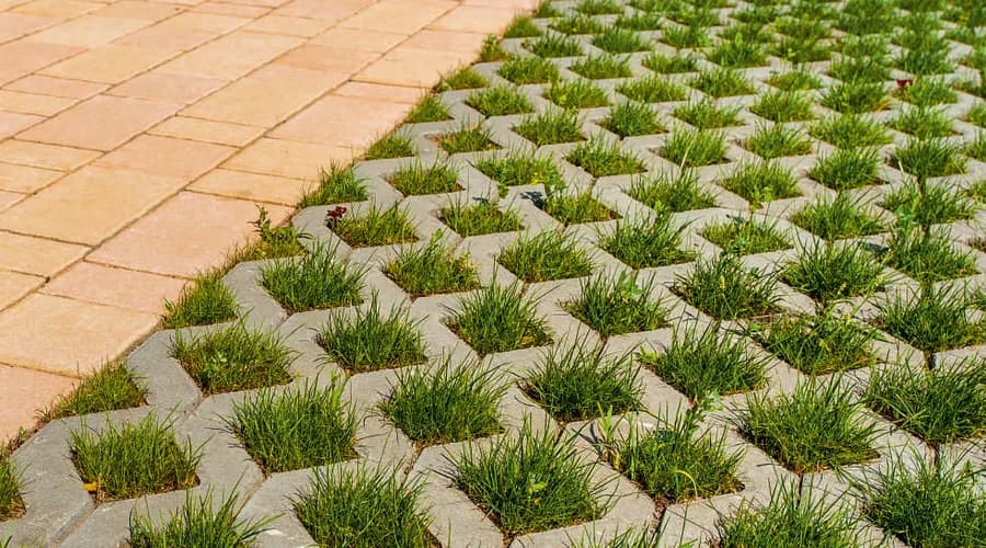Landscape paver block application