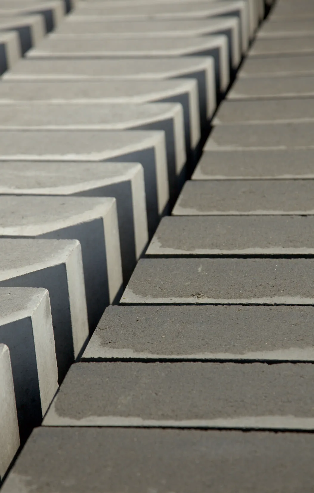 Commercial paving in use