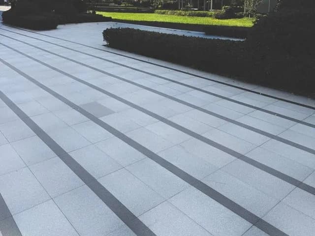 Premium paved plaza surface
